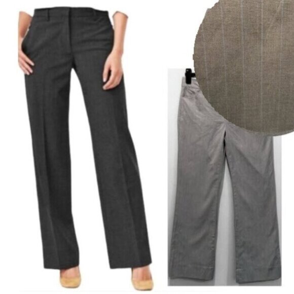 Gap Grey Modern Fit Flare Pants Size 6 - Picture 1 of 15
